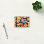 TIKI-Muster 5 Post-it Klebezettel (Büro)
