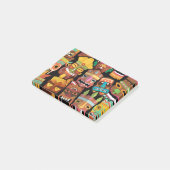 TIKI-Muster 5 Post-it Klebezettel (angewinkelt)