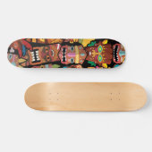 TIKI Muster 5 Skateboard (Horizontal)