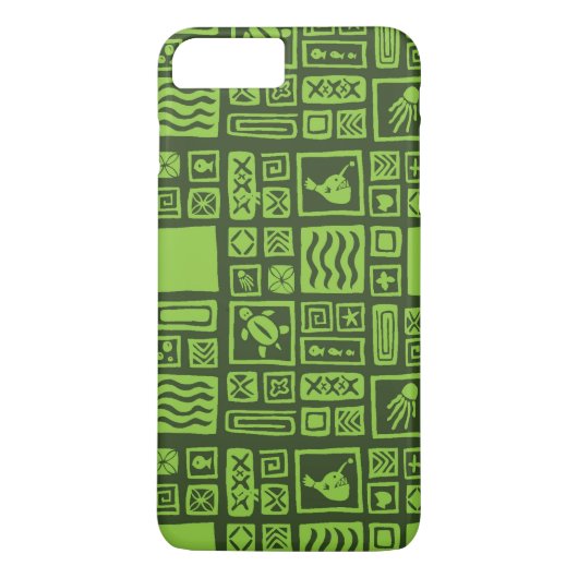 Tiki-Muster Case-Mate iPhone Hülle (Rückseite)