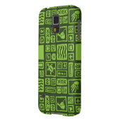 Tiki-Muster Case-Mate Samsung Galaxy Hülle (Rückseite Links)