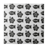 Tiki Muster Fliese (Vorderseite)