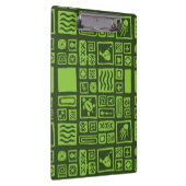 Tiki Muster Klemmbrett (Rechts)