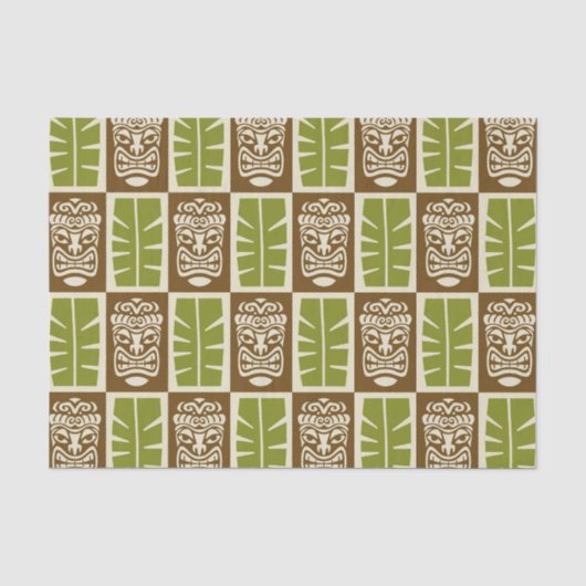 Tiki-Muster Seidenpapier (Vorderseite)