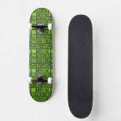 Tiki Muster Skateboard (Vorderseite)