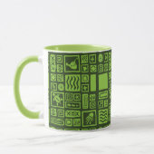 Tiki-Muster Tasse (Links)