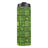 Tiki Muster Thermosbecher (Vorderseite)