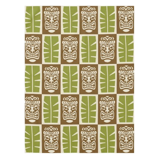 Tiki-Muster Tischdecke (Vorderseite)
