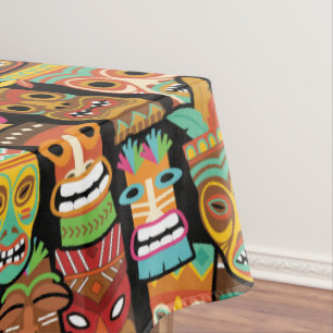 Tiki Muster Tischdecke