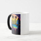 Tiki Night Synthwave Ken Gage Verwandlungstasse (Vorderseite Links)