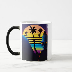 Tiki Night Synthwave Ken Gage Verwandlungstasse