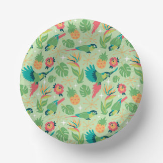 Tiki-Papagei Pappteller