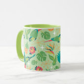 Tiki-Papageien-Tasse Tasse (Vorderseite Links)