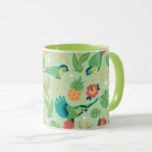 Tiki-Papageien-Tasse Tasse (VorderseiteRechts)