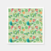Tiki Parrot Cocktail Napkins Serviette (Vorderseite)