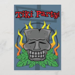 Tiki-Party Einladung