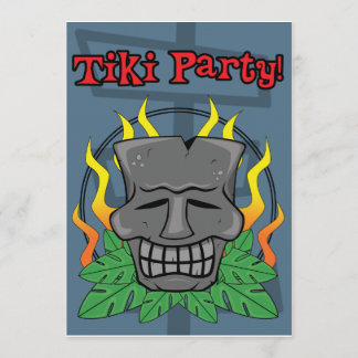 Tiki-Party Einladung