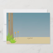 Tiki Party Einladung (Rückseite)