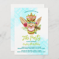 Tiki-Party Einladungen