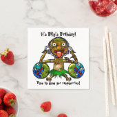 Tiki Party Funny Design (Personalisiert) Serviette (Beispiel)