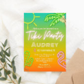 Tiki Party - Geburtstag Einladung