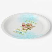 Tiki Party Pappteller (Schrägansicht)