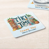 TIKI Party Personalisiert Custom Rechteckiger Pappuntersetzer (angewinkelt)