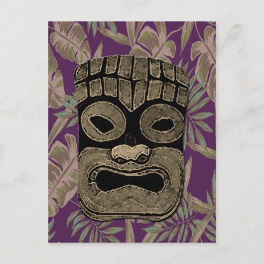 TIKI PARTY POSTKARTE (Vorderseite)