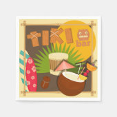 Tiki Party Serviette (Vorderseite)