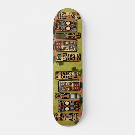 Tiki Party Skateboard (Vorne)
