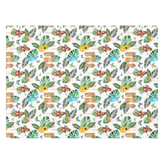 Tiki Party Tischdecke (Vorderseite (Horizontal))