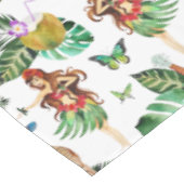 Tiki Party Tischdecke (Schrägansicht)