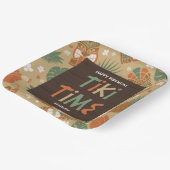 Tiki Party Tropical Luau Birthday Pappteller (Gewinkelt)