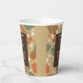 Tiki Party Tropical Luau Pappbecher (Links)