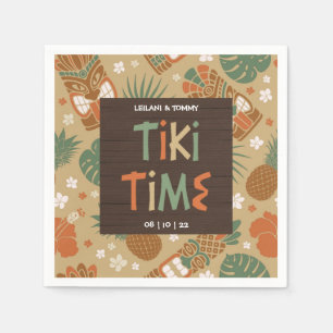 Tiki Party Tropical Luau Serviette