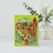 TIKI PARTY tropische hawaiische Eingeborene Einladung (Stehend Vorderseite)