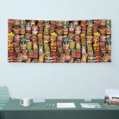 Tiki Pattern Banner (Messe)