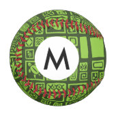Tiki Pattern Baseball (Vorderseite Links)