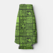 Tiki Pattern Flaschenkühler (Vorderseite)