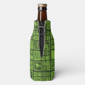 Tiki Pattern Flaschenkühler (Flasche Rückseite)