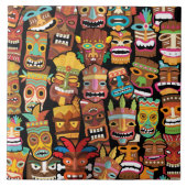 Tiki Pattern Fliese (Vorderseite)