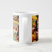 Tiki Pattern Jumbo-Tasse (Rückseite)