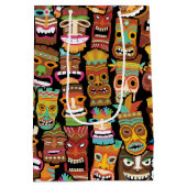Tiki Pattern Mittlere Geschenktüte (Rückseite)