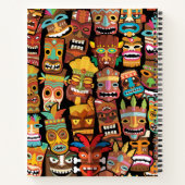 Tiki Pattern Notizblock (Rückseite)