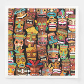 Tiki Pattern Serviette (Vorderseite)