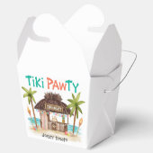 Tiki Pawty Tropical Dog Party Hunde Leckereien Geschenkschachtel (Geöffnet)