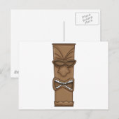 Tiki Postkarte (Vorne/Hinten)
