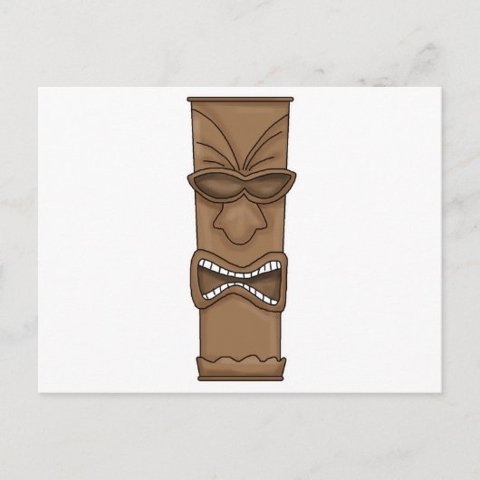 Tiki Postkarte (Vorderseite)