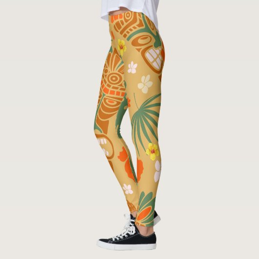 Tiki Print Leggings (Links)
