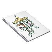 Tiki Raum-Vögel auf einer Stange durch Tiki tOny Notizblock (Rechte Seite)